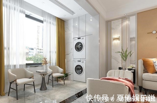 公卫|140平米现代轻奢风格，鞋柜柜体做薄荷绿，一入户就被惊艳到了！