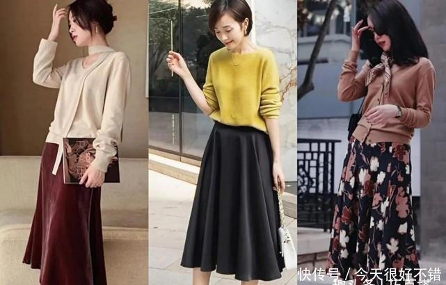 优雅|40岁的女人怎么才能显年轻?尝试“气质系半裙”,让你从容又优雅