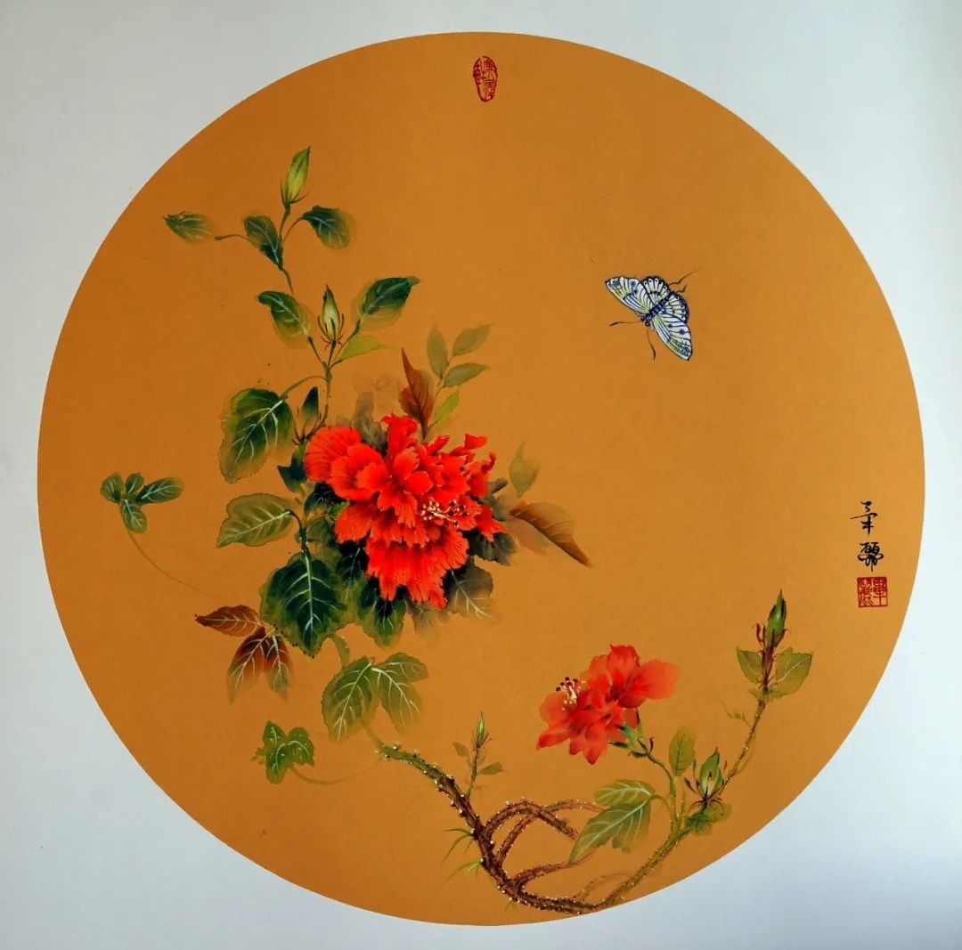 美国世界艺术家协会!艺术家毕丽国画作品赏析