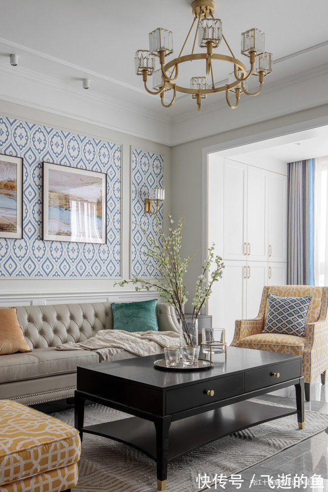 实用|89平简约美式实用刚需三室