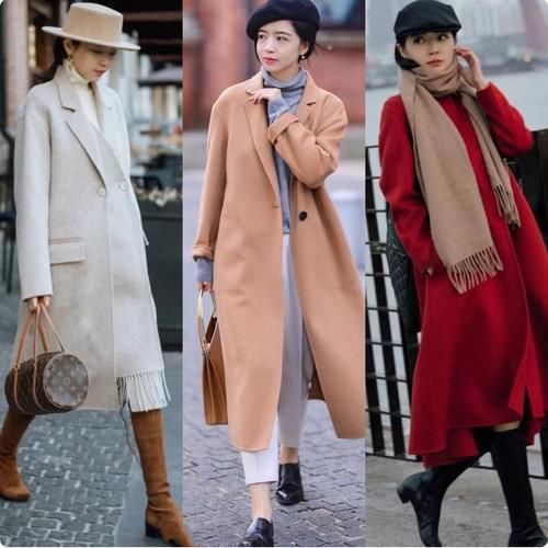 今冬流行的是“呢子大衣＋裤裙”，时髦洋气又保暖，三木教你搭配