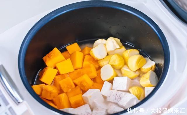 秋天|深秋三宝饭,秋天不吃它就白过了,不加一滴油,省事一锅焖