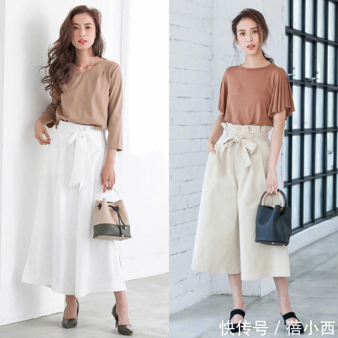 搭配|30岁女性夏季拒绝穿得太沉闷,看日本小姐姐,浅色系色搭配太高级