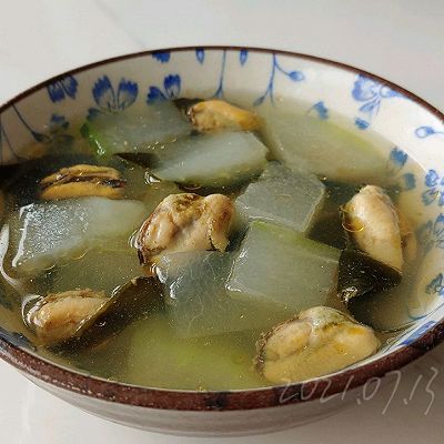 青口海带冬瓜汤|青口海带冬瓜汤