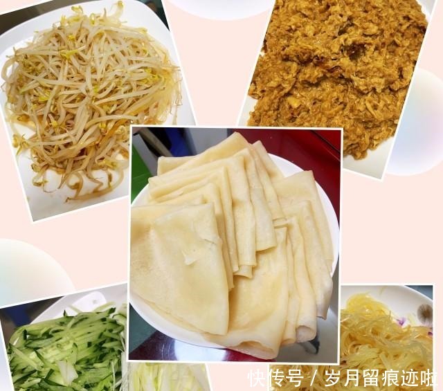 春饼,又薄又筋道,凉了不硬!