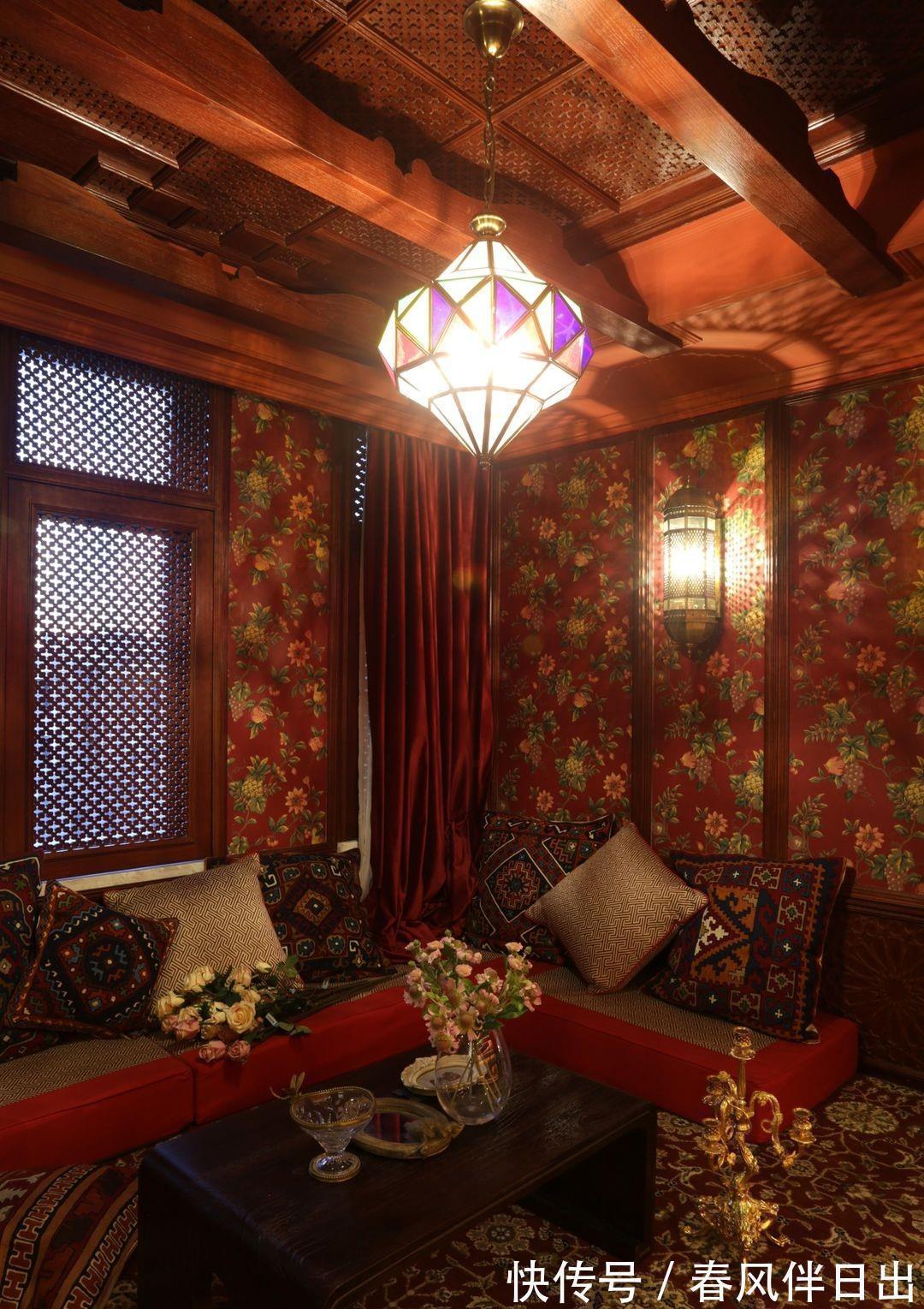 摩洛哥|大胆运用色彩的家居空间,每一个房间都独具特色,审美真是独特!