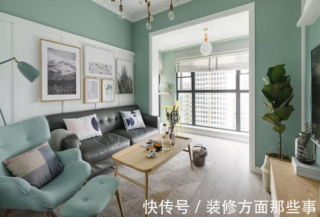 装修|103平幸福的三口之家,用马卡龙色系墙漆搭配清新家居