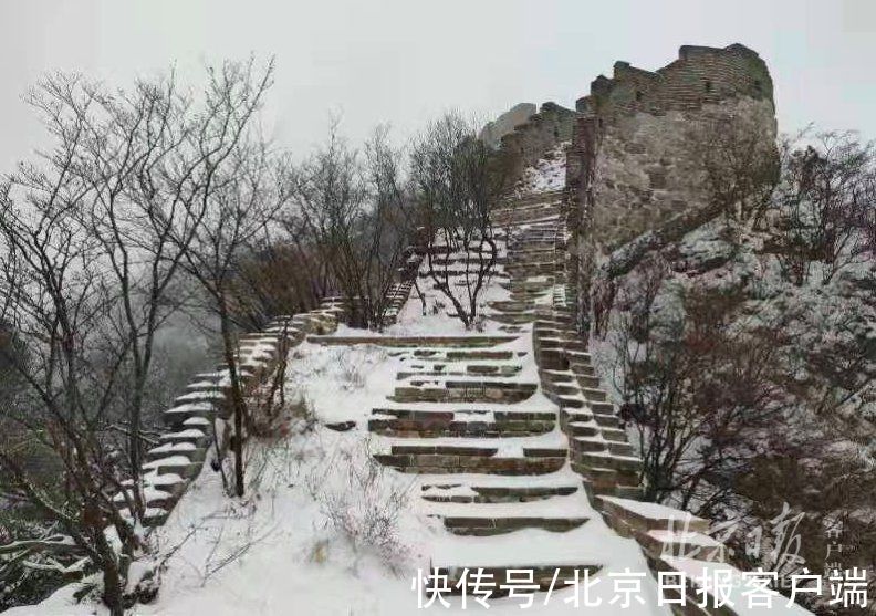 箭扣|雪后箭扣长城，银装素裹，分外妖娆