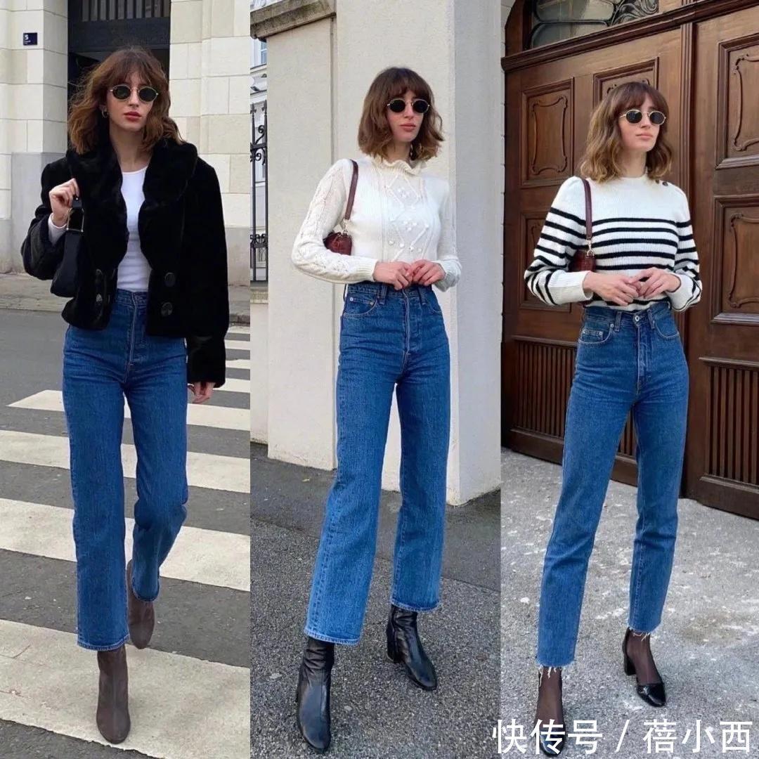 背心|法式牛仔裤怎么搭配?来看看博主的穿搭,照穿分分钟成为街拍达人