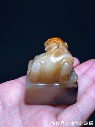 籽料#汉 和田玉籽料 白玉 熊钮 玉熊 玉印 玉印胚