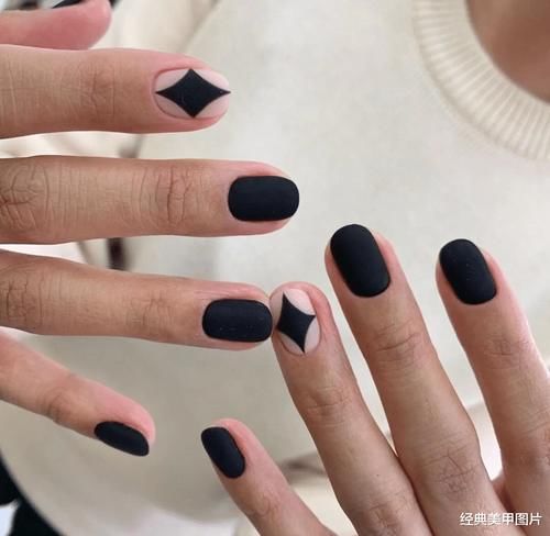 欧美酷帅风美甲,酷girl必备!
