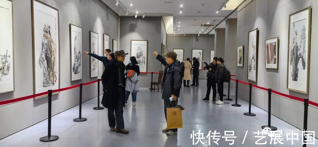 谈士屺@“墨彩凝晖”黄鹤楼 南楼画社系列展览之谈士屺中国画作品展开幕