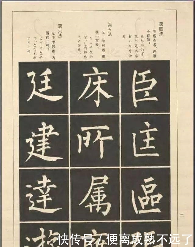 柳体结构100法,初学者利器