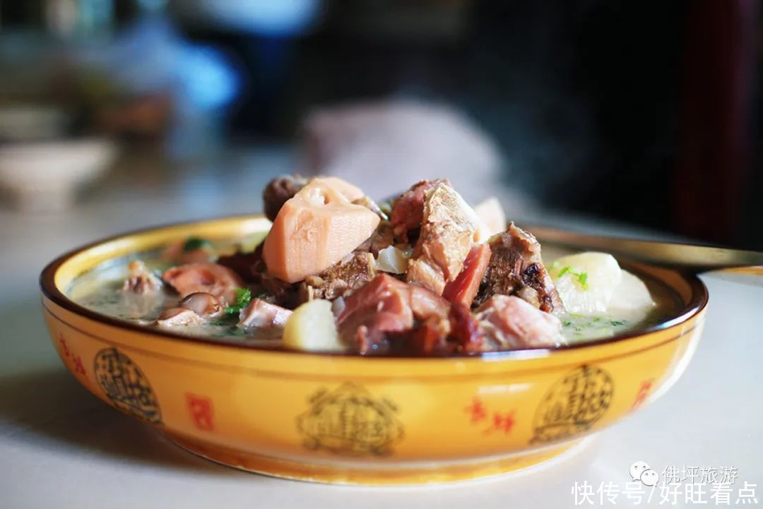 猪蹄|吃香喝辣游三秦|佛坪美食 ——干菜炖猪蹄