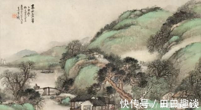 水墨|海派艺术家大家吴石仙经典水墨山水画作品欣赏