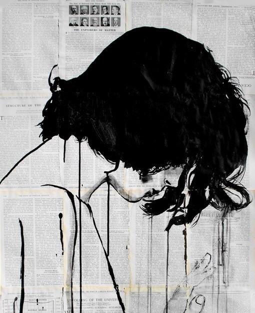 滴墨画&澳大利亚艺术家路易·乔弗的滴墨画,美得很特别!