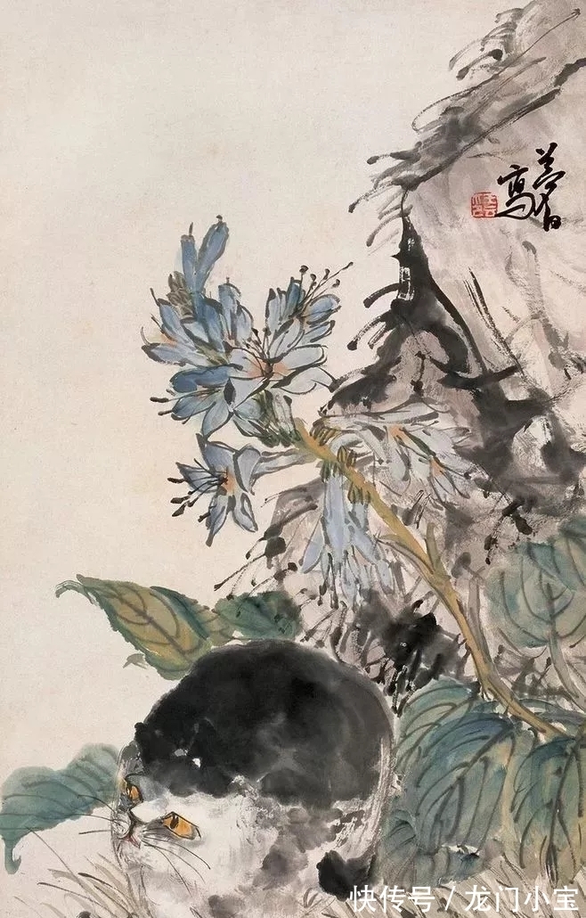 花鸟画$他46岁离去，上世纪二十年代名振京华，与齐白石同为一线花鸟画家