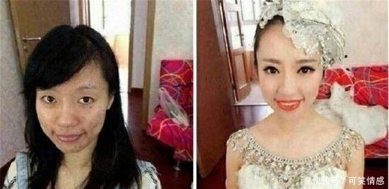 结婚当天新娘化完妆,新郎吓得直呼“娶错人”!