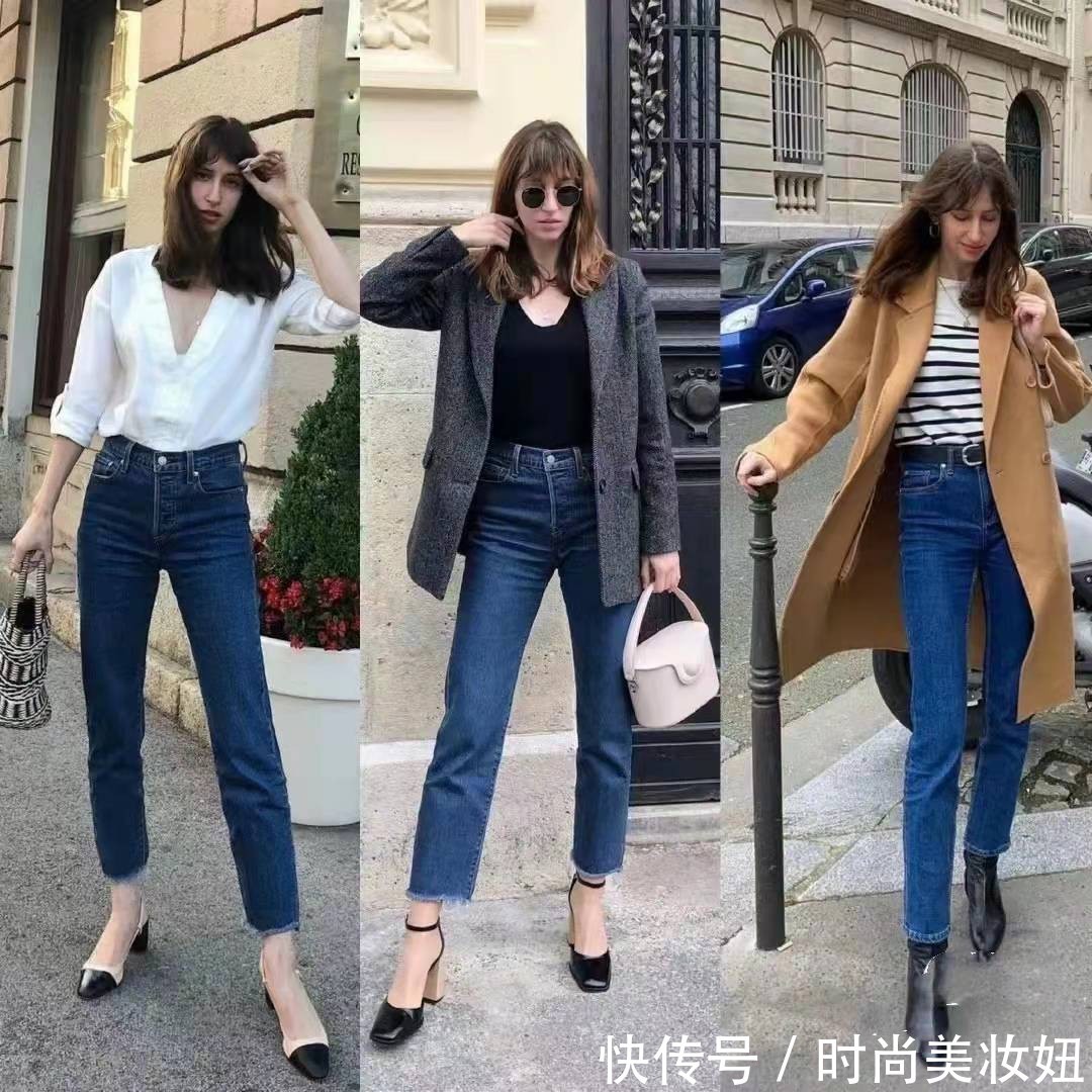 大衣 “牛仔裤”才是万能搭配神器,怎么搭都洋气减龄,经典不过时