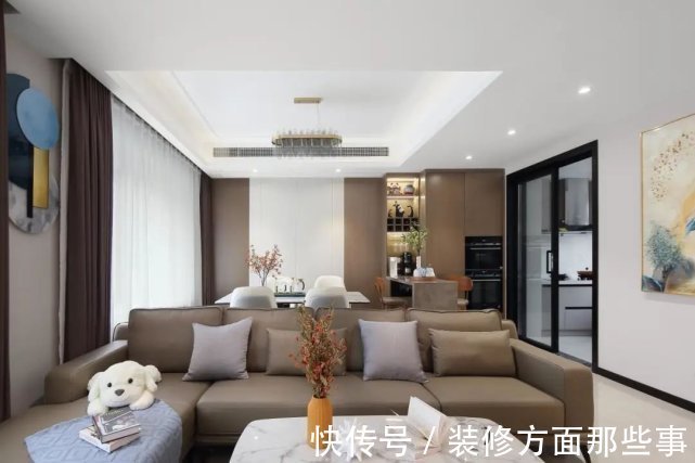 轻奢主义|150平现代风复式设计，看似简洁朴素却折射出隐藏的高贵气质