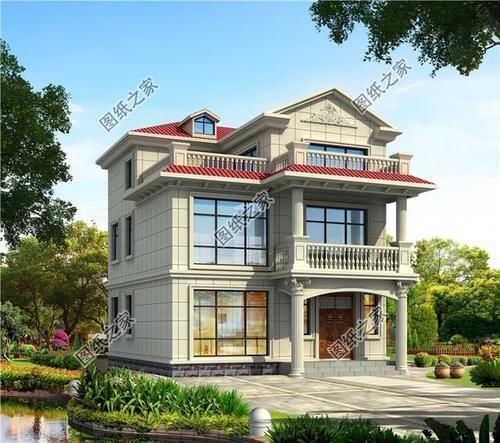 设计图|农村三层最简单小楼房设计图,好看又时尚,这样的房子你从哪儿找