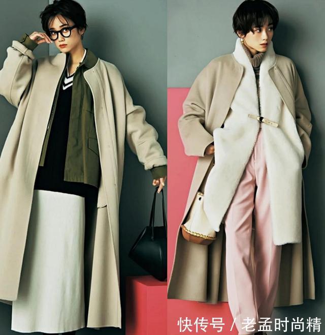 单品|每个时尚的女人,建议准备一件卡其色长大衣!不挑年龄随便搭