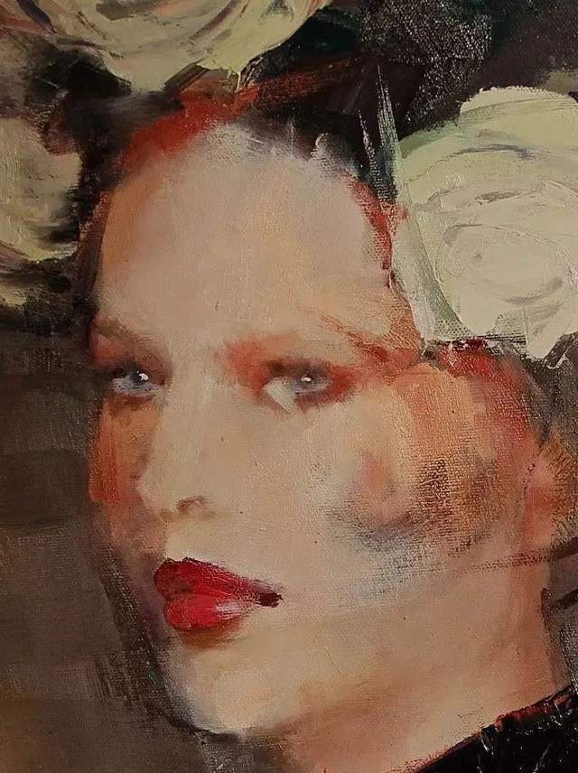 油画颜料|她以生动、动感和现代的笔触,描绘画面