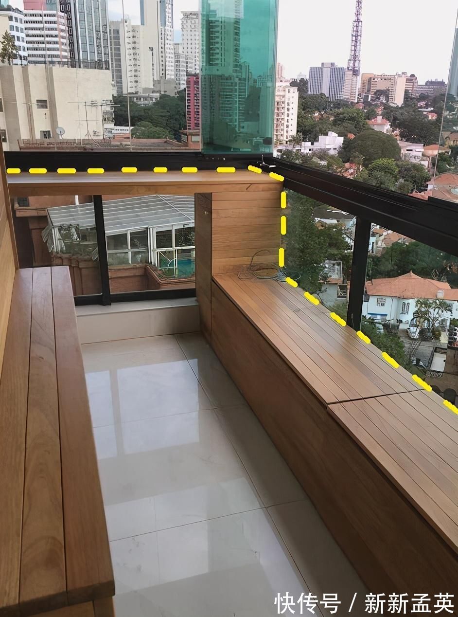 矮柜|你家阳台只用来晾衣服?邻居在阳台外侧打排矮柜,这做法太值得学