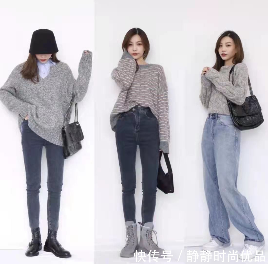 针织开衫|时尚又接地气的秋季穿搭模板:24套Look每天不重样,减龄优雅