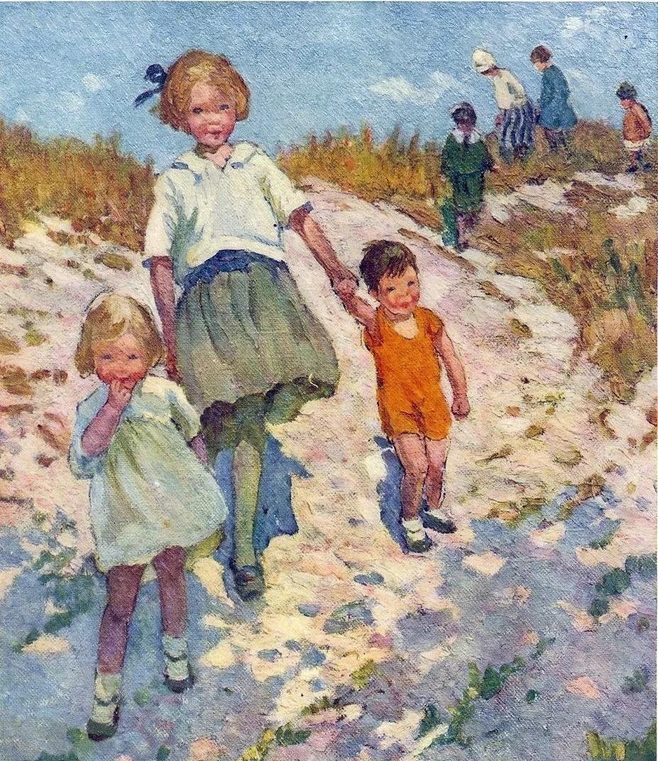 多萝西娅#20世纪英国最伟大的女画家之一多萝西娅·夏普油画作品欣赏