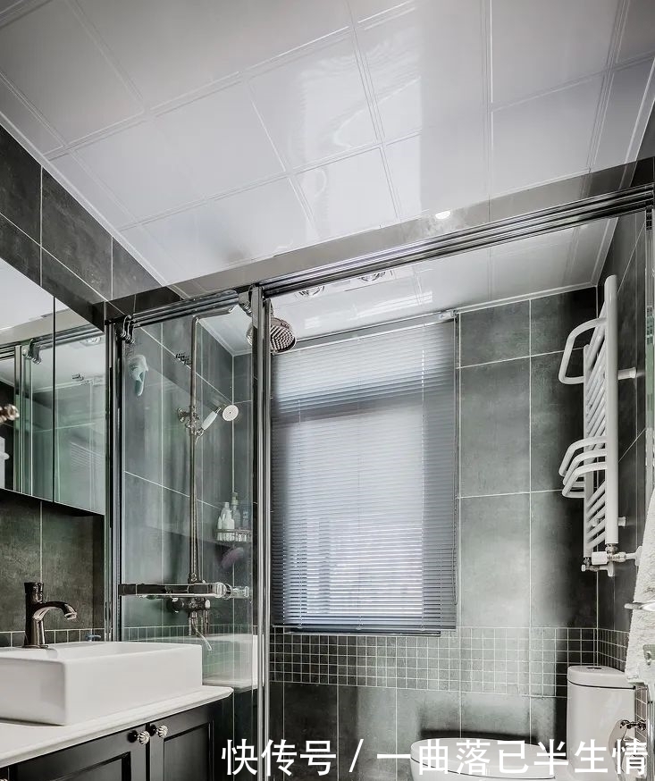 卫浴室|140㎡混搭风,轻奢优雅大气,这样装也太气派了吧