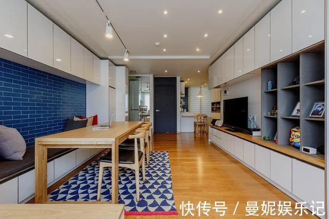 卡座|同样去客厅化,她却不买沙发坚定打卡座,83㎡比200㎡收纳强