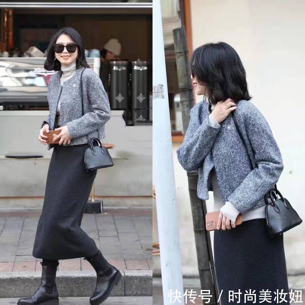 半身裙 她才是“微胖女生”的穿衣榜样,不用刻意打扮,也美得优雅高级