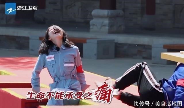 下期《奔跑吧》未播先火，她是史上不怕指压板的人，全场嘉宾呆住