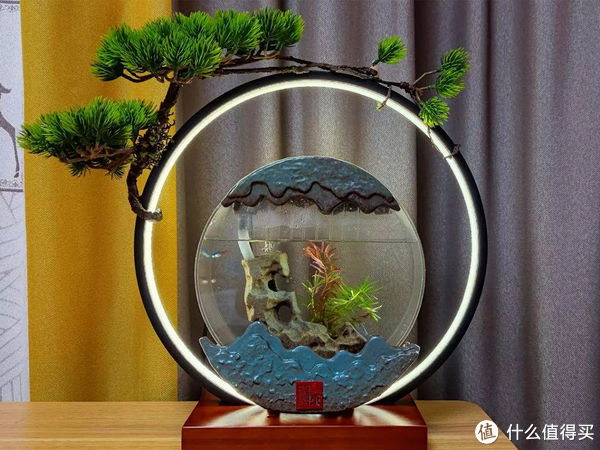 流水转运，遇水则发，讲究人一定要看下这款魔鱼水月洞天摆件鱼缸