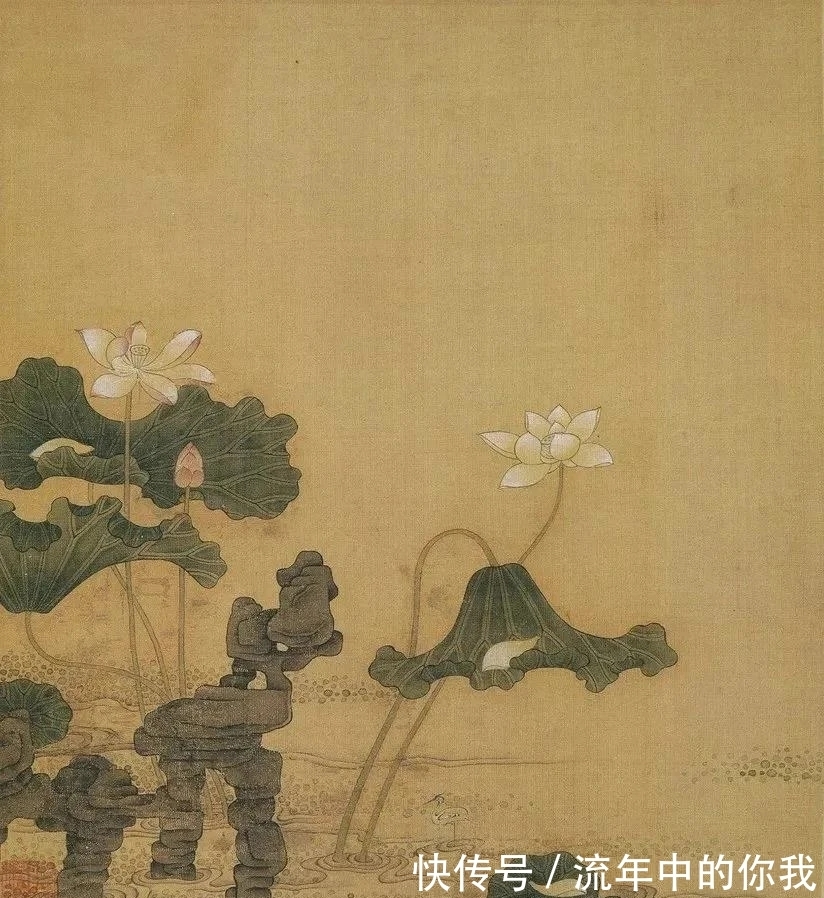 陈老莲$花鸟画|陈老莲画莲,中规中矩,一点不怪异,为什么?