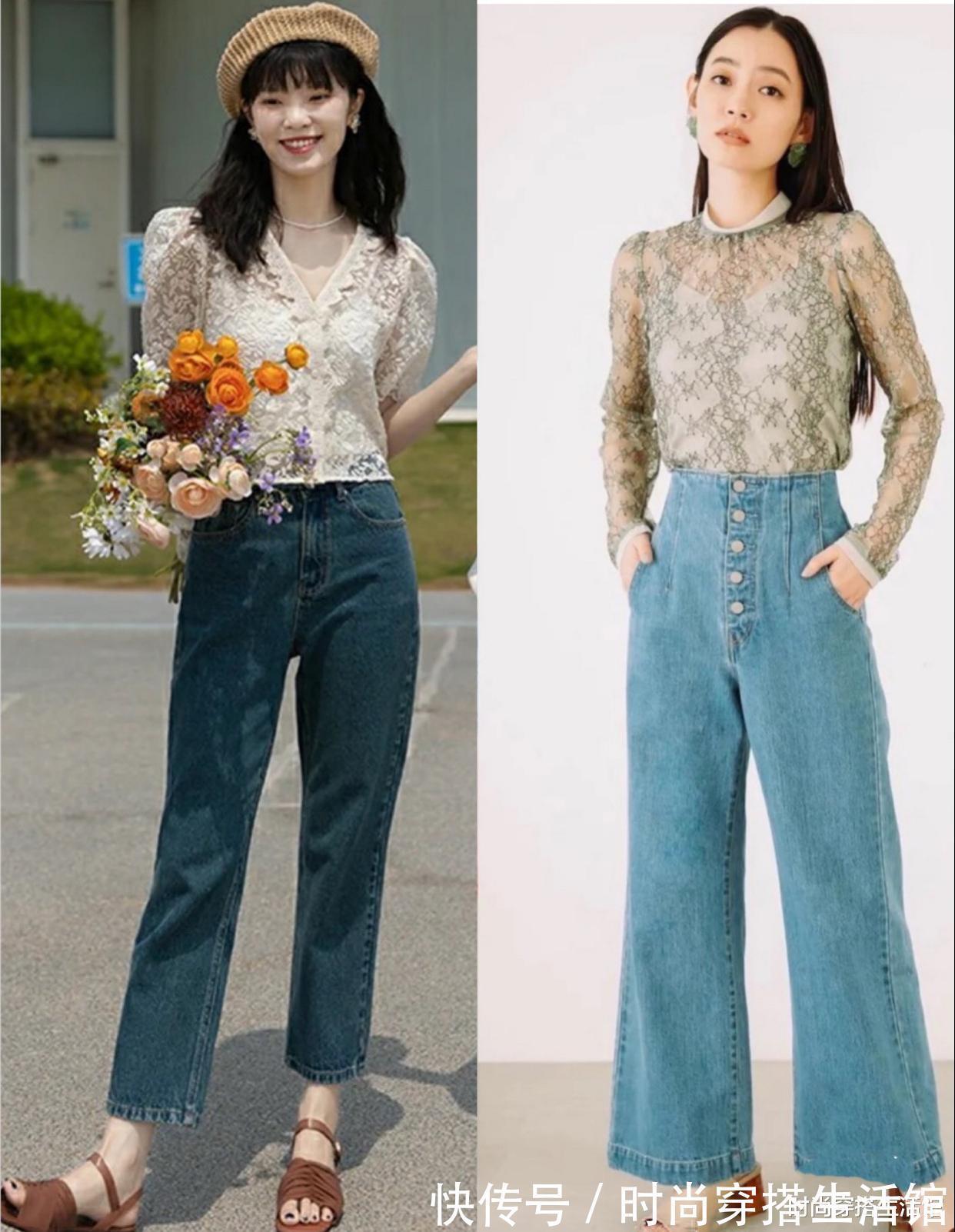 白色衬衫|穿“牛仔裤”的时候,如果搭配上衣?这些实用搭配技巧,值得借鉴