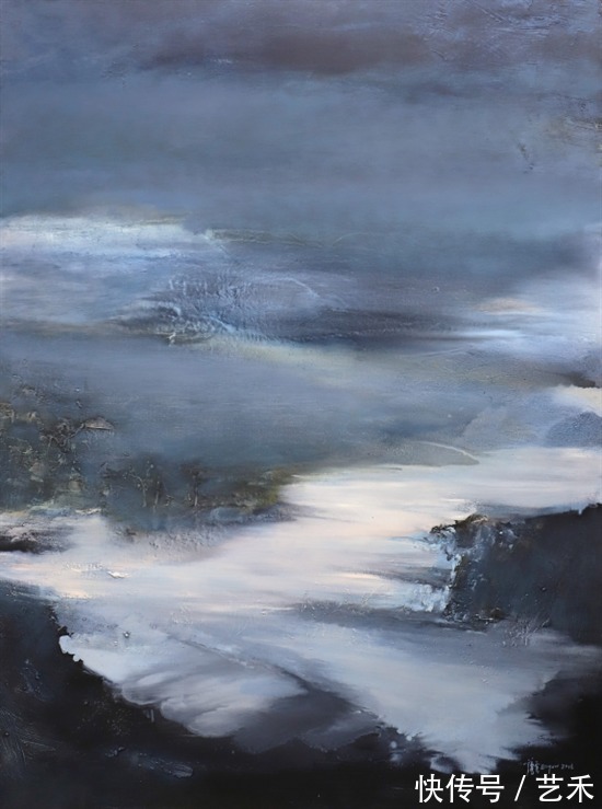 布面油画@薄云:新意象油画