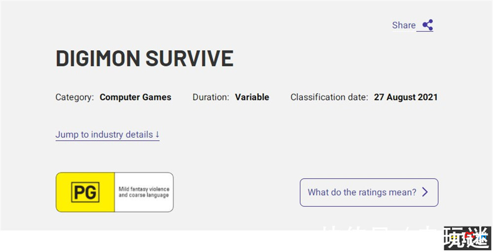 公开|《数码宝贝 生存》没凉 澳洲评级公开15+ 2021年发售