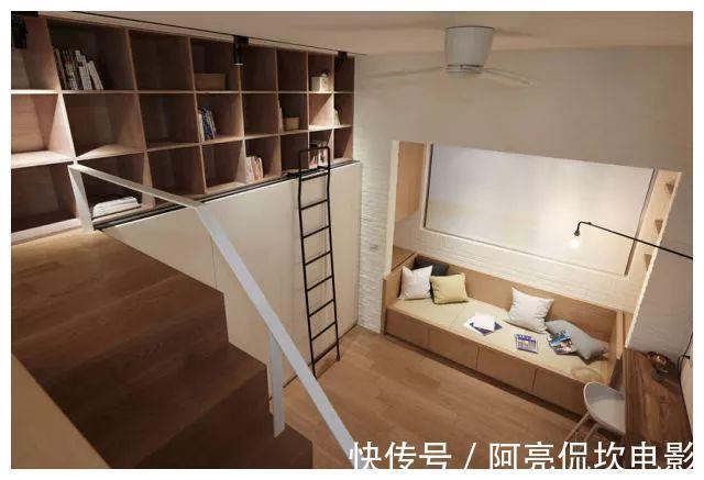 隐藏功能|22㎡迷你户型，装得下「独立卧室+大浴缸+藏书阁」，快来抄作业！