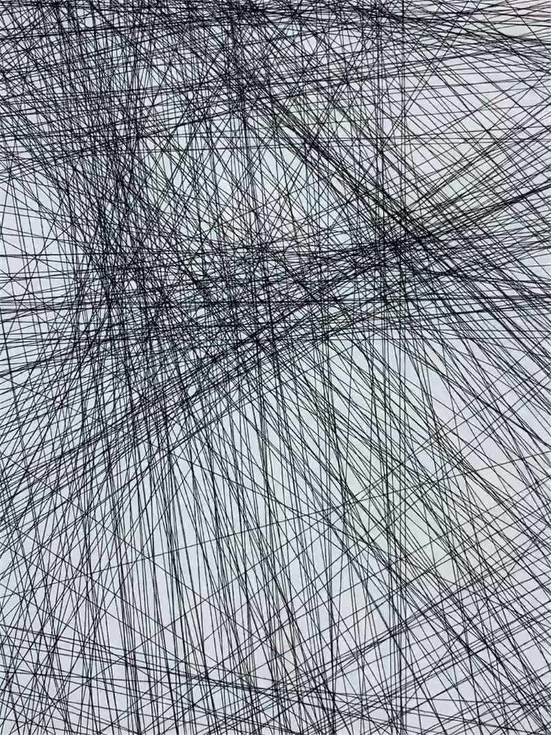 赫本$美术生只会画直线,刚开始认成鬼画符,成品却让网友直呼女神