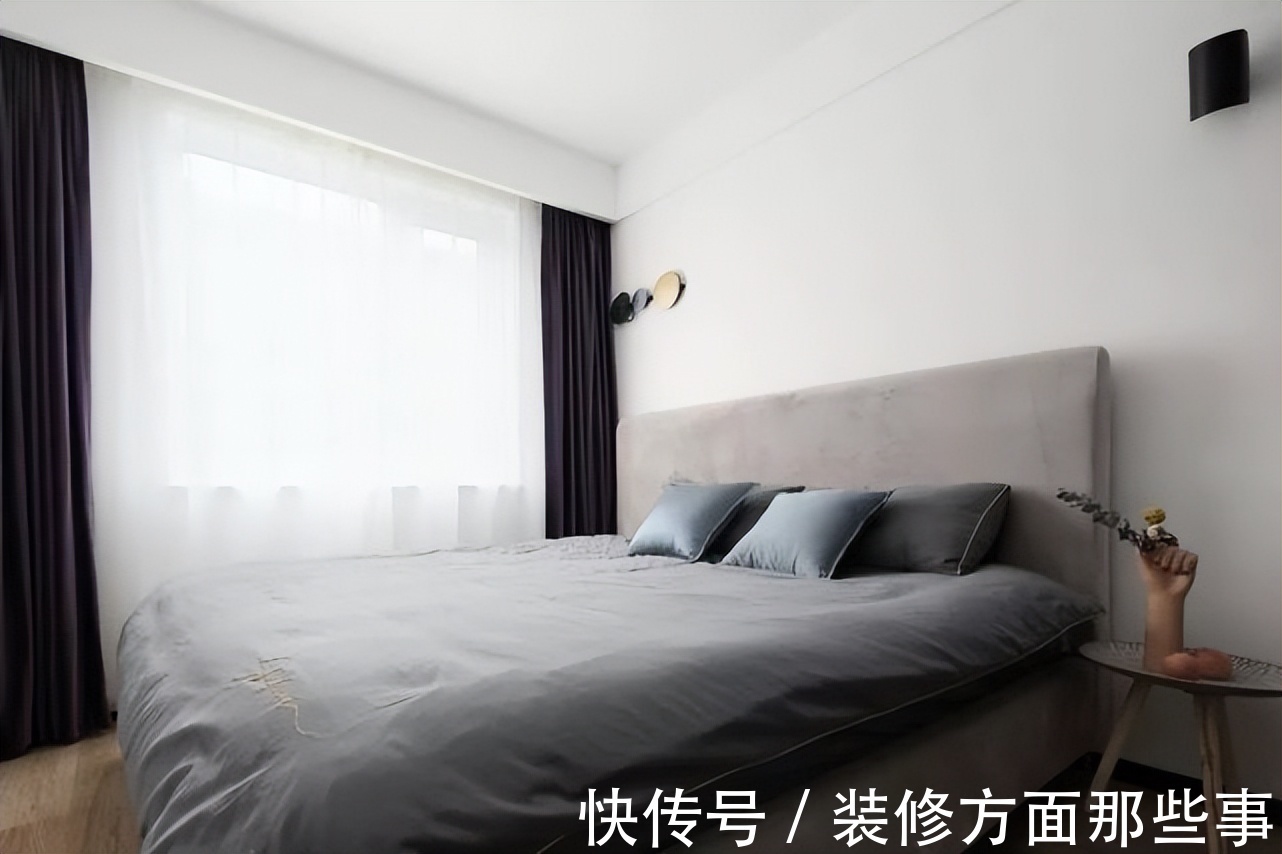 三居室|128平的现代北欧风三居室,深色调的设计也非常好看!