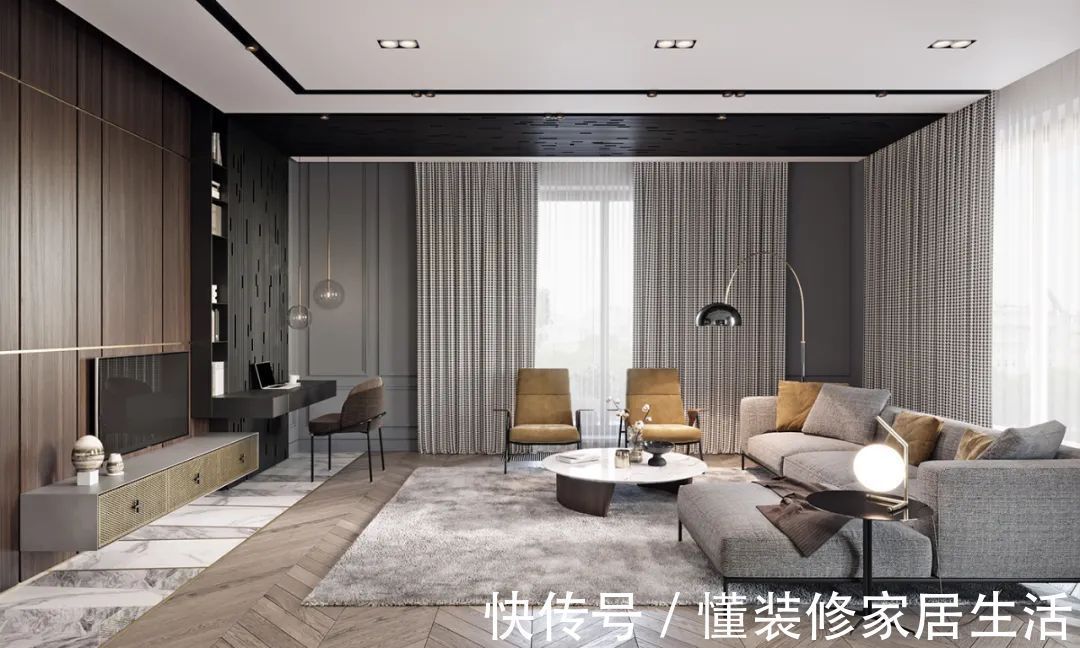 客厅|轻奢系客厅设计