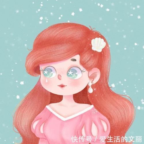 仙度瑞拉$插画风的迪士尼公主,艾莎女王眼里有雪花,花木兰眼里是什么?