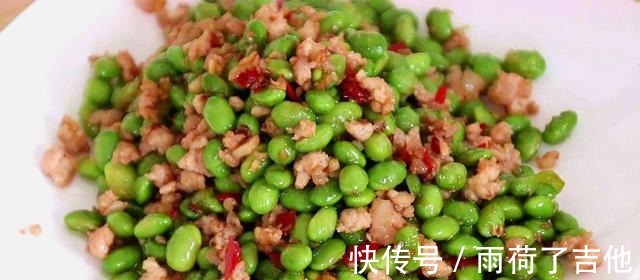 胆固醇|简单家常菜,毛豆炒肉末,鲜香美味,想吃不用去外面买了!