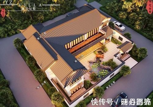 合院|宅基地宽二十八米,长二十一米,想建个中式四合院该怎么设计?