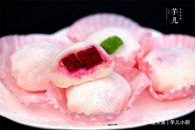 雪媚娘皮|七夕节,教你做一款网红水果甜点!做法简单又好吃!“甜”到心里