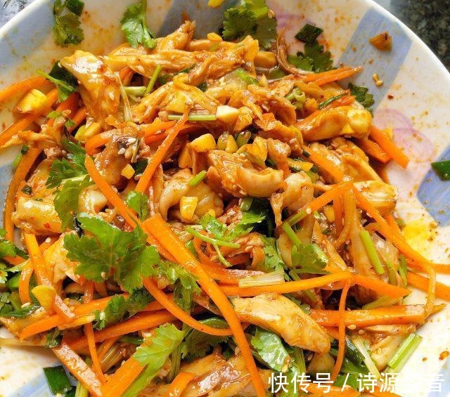 鸡腿|凉拌鸡丝，香辣开胃，美味又简单！