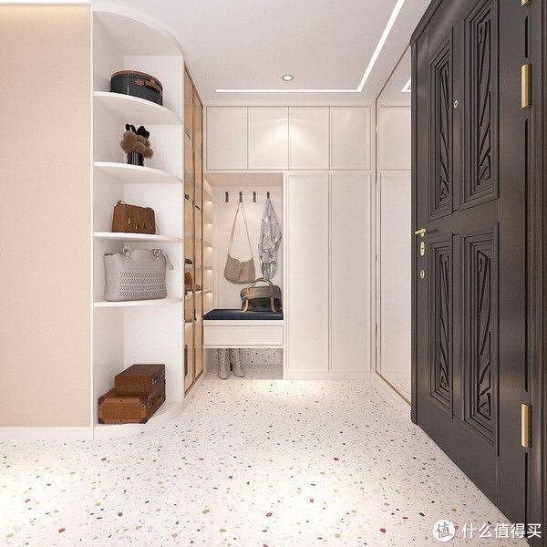 卧室|参观完47岁阿姨的家,感觉自叹不如,仅有47㎡却装修很敞亮又前卫