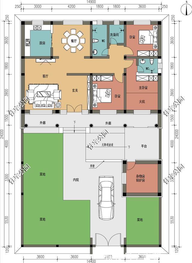 实用|2021年农村建房子,推荐这15套中式小院,造价便宜还实用